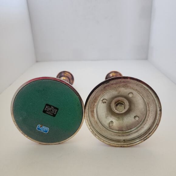 Pair of Vintage Onieda Candle Stick holders 9 inches - Picture 3 of 5